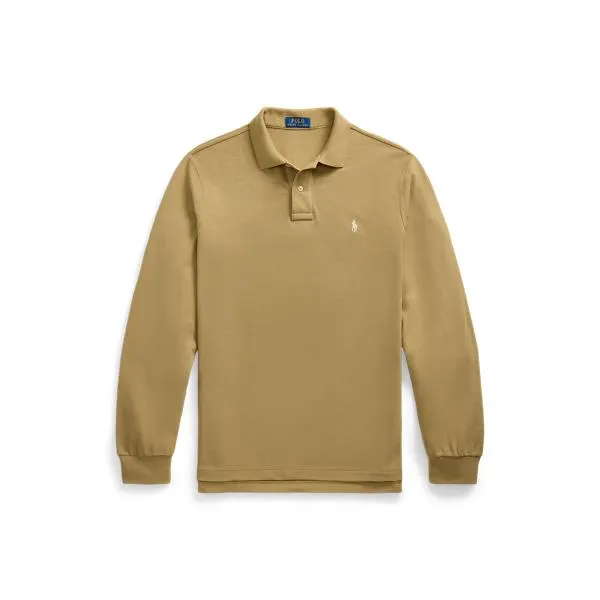 Mesh Long-Sleeve Polo Shirt – All Fits