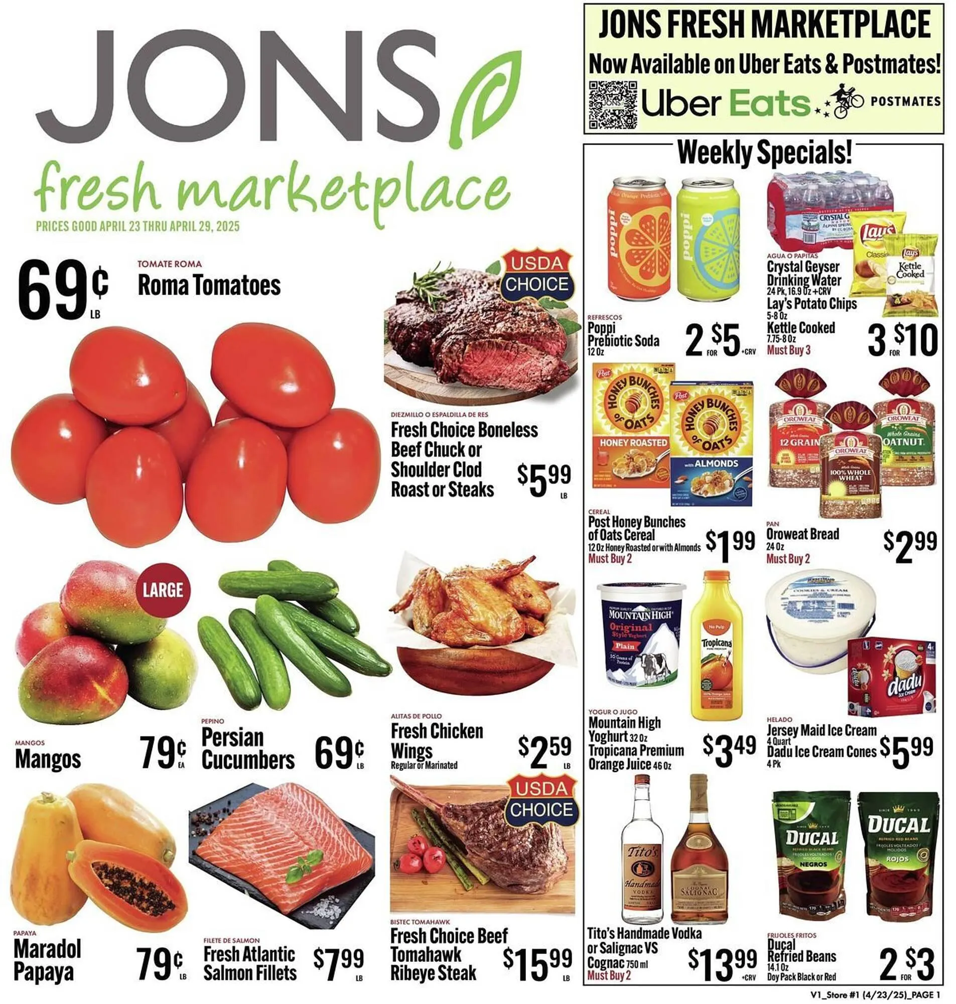 Jons International Weekly Ad - 1