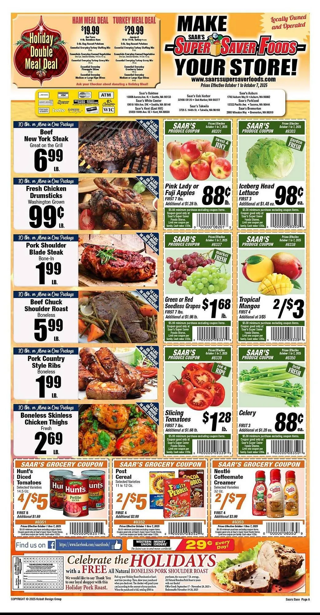 Weekly ad Super Saver weekly ad from October 1 to October 7 2025 - Page 1