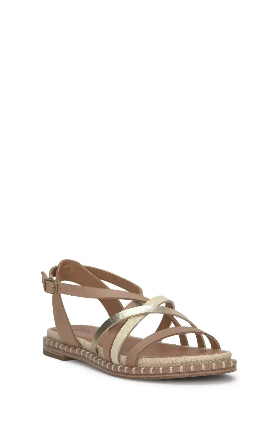 kielly cross strap flat sandal