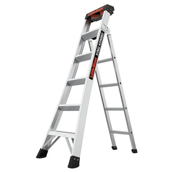 King Kombo, Professional Model, 6' Ladder with GRIP-N-GO Hinge
