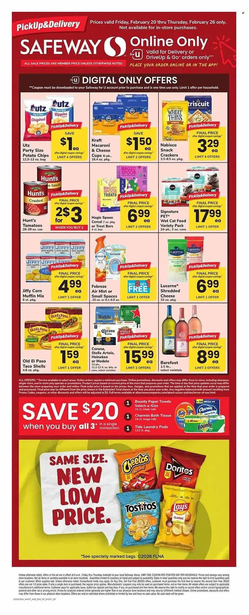Weekly ad Safeway weekly ad from February 20 to February 26 2026 - Page 1