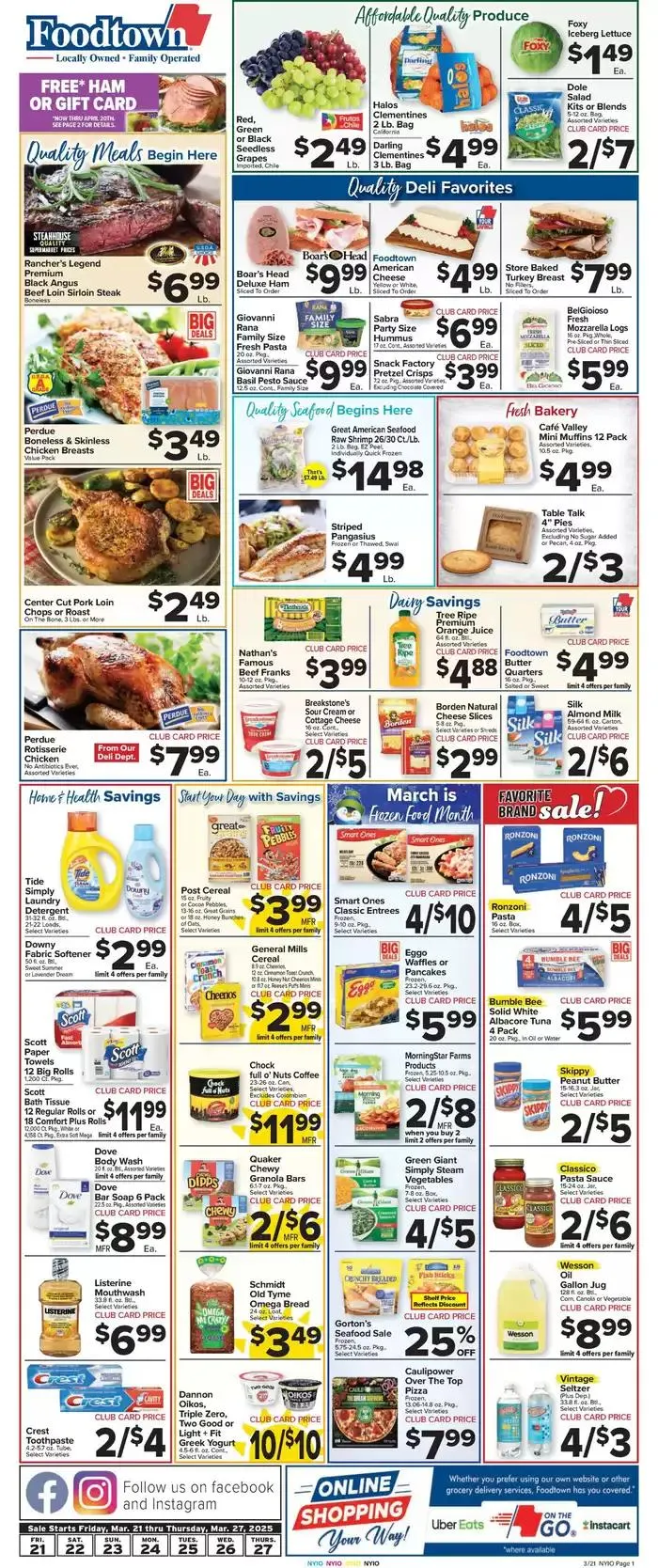 Weekly ad Current bargains and offers from March 21 to March 27 2025 - Page 1