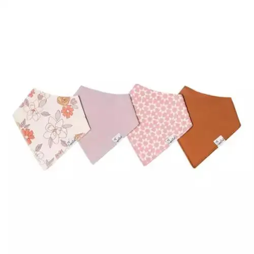 Baby Copper Pearl Bandana Bib Set