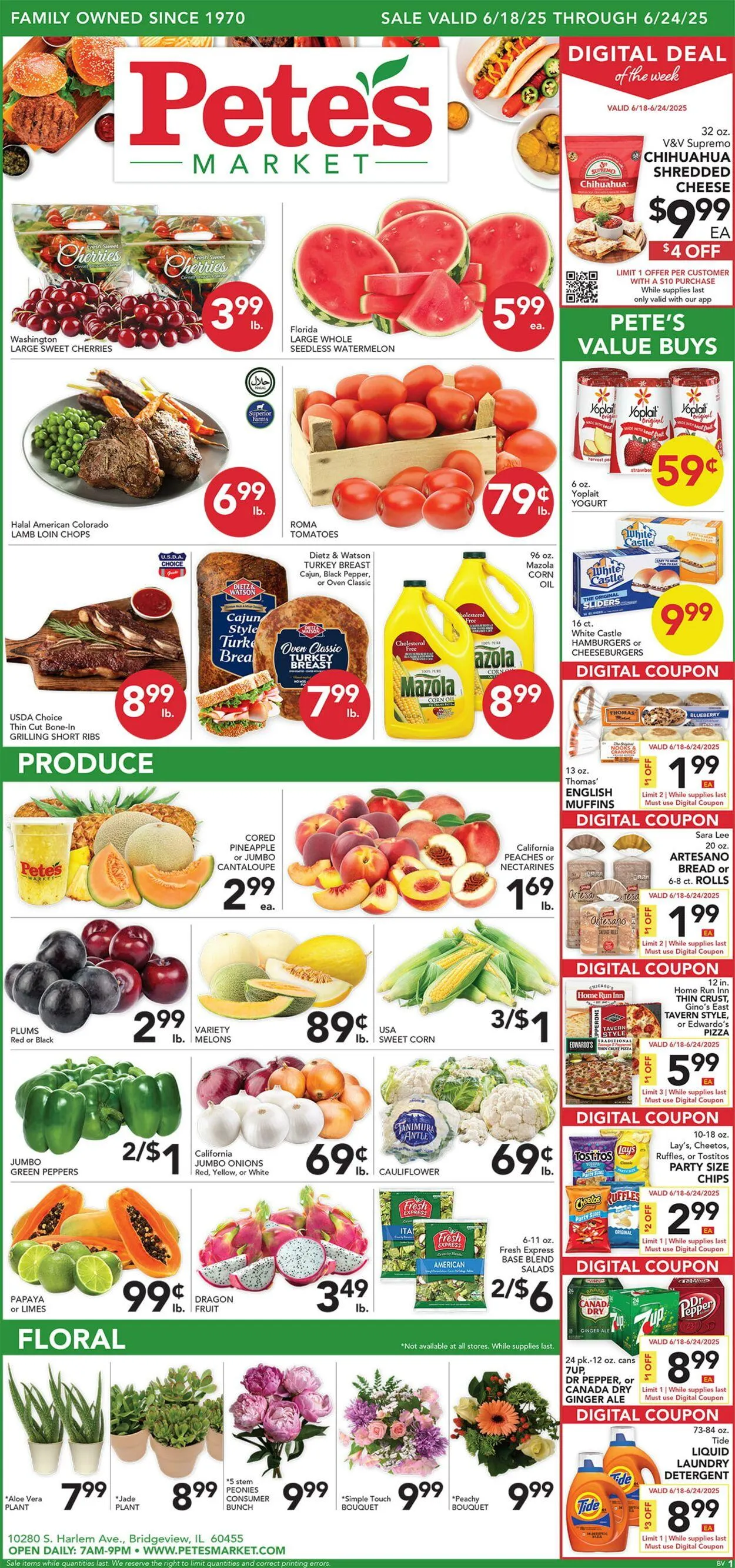 Weekly ad Pete's Fresh Market Current weekly ad from June 18 to June 24 2025 - Page 1