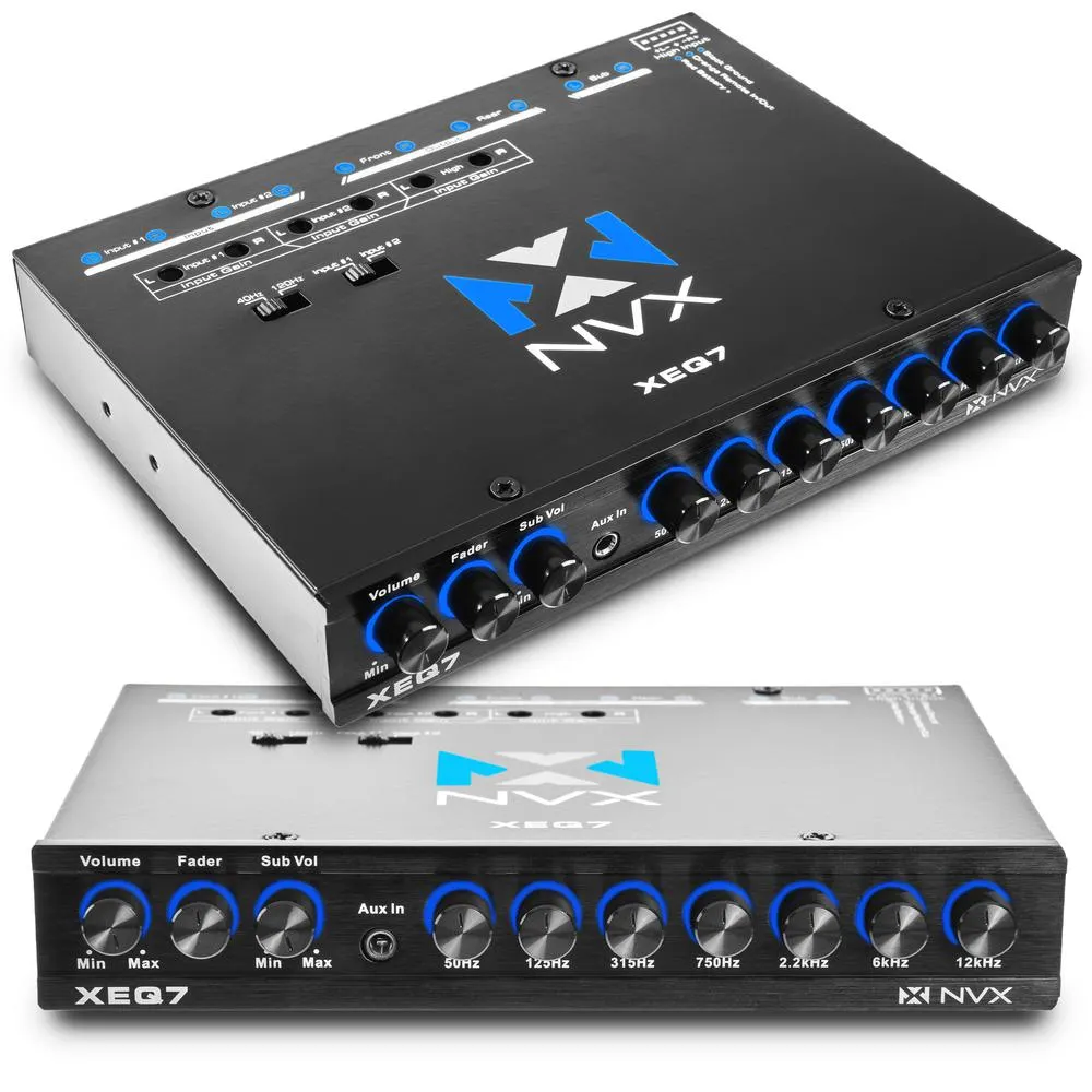 NVX XEQ7 - Graphic Equalizer (Equivalent to Clarion EQS755)