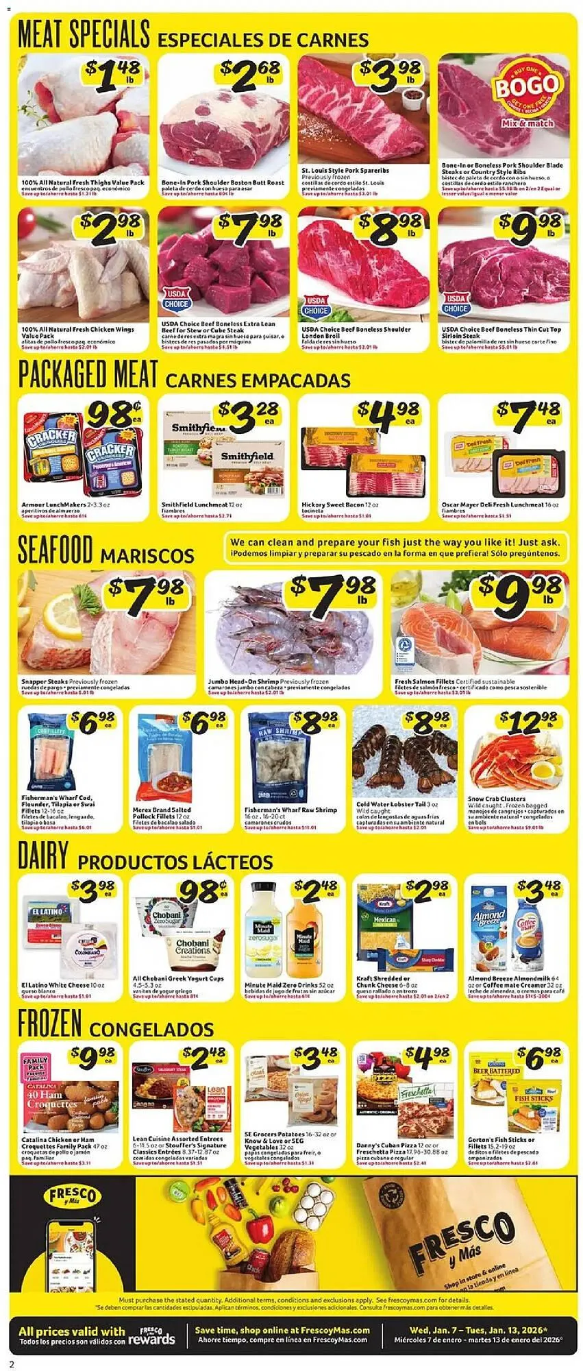 Weekly ad Fresco y Más weekly ad from January 7 to January 14 2026 - Page 2