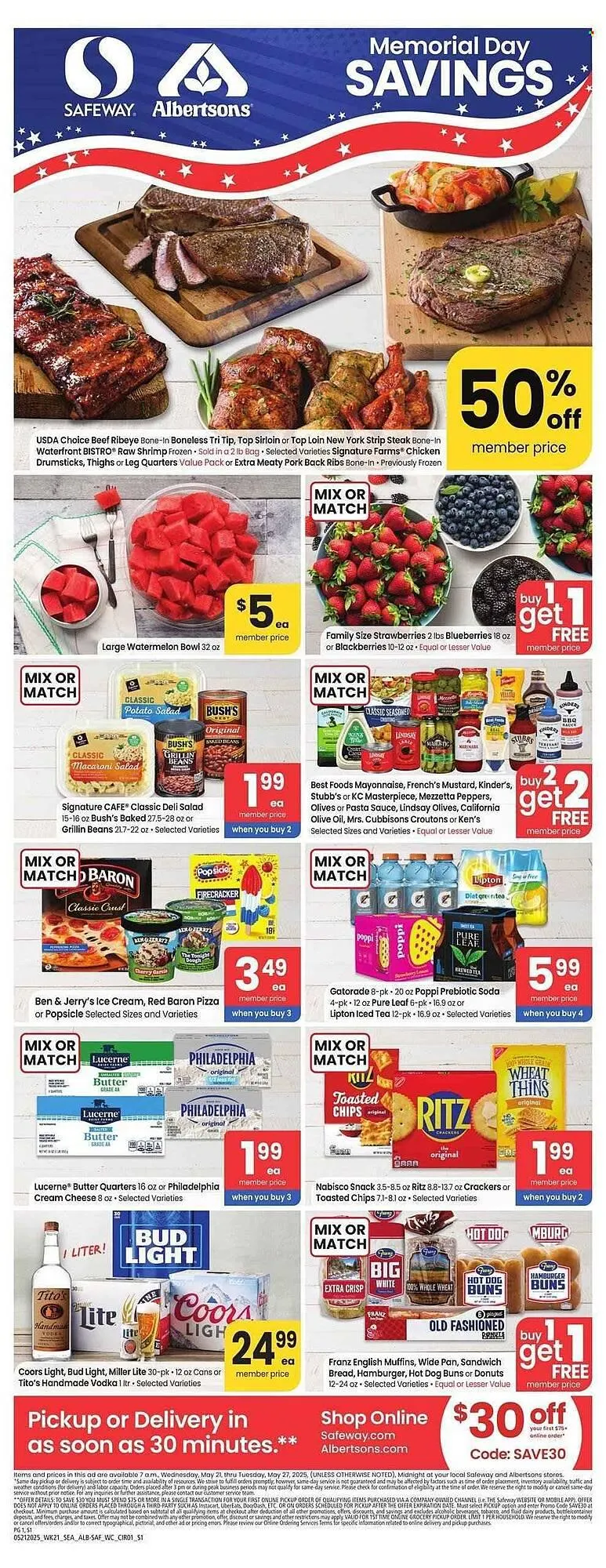 Weekly ad Albertsons Weekly Ad from May 21 to May 27 2025 - Page 3