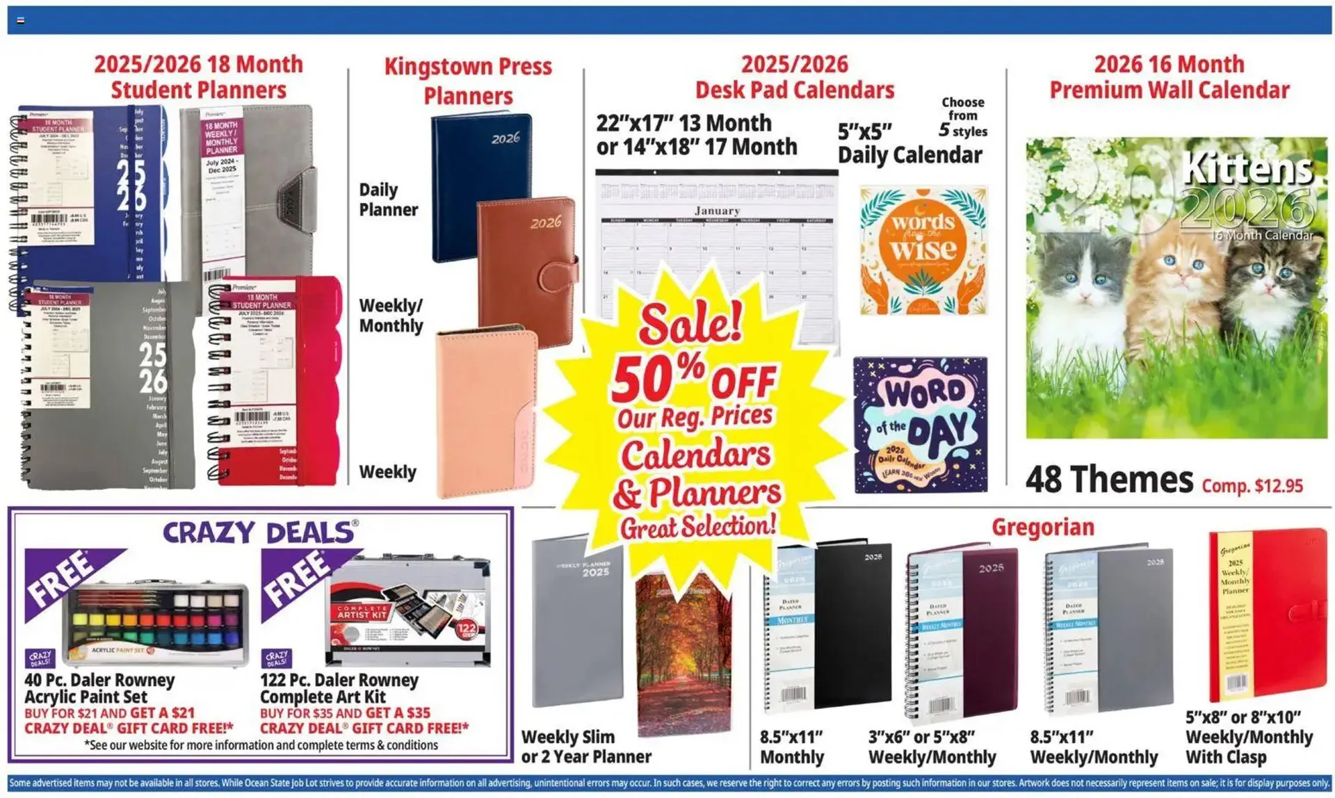 Weekly ad Ocean State Job Lot flyer from January 8 to January 14 2026 - Page 20