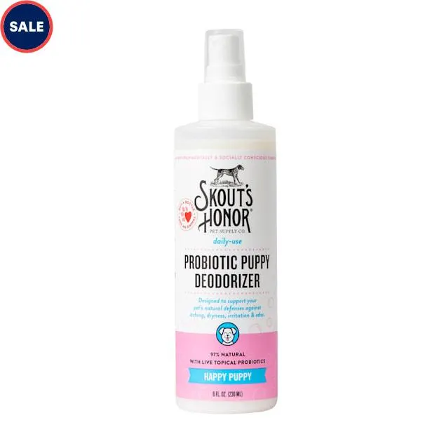 Skout's Honor Probiotic Daily Use Happy Puppy Deodorizer, 8 fl. oz.
