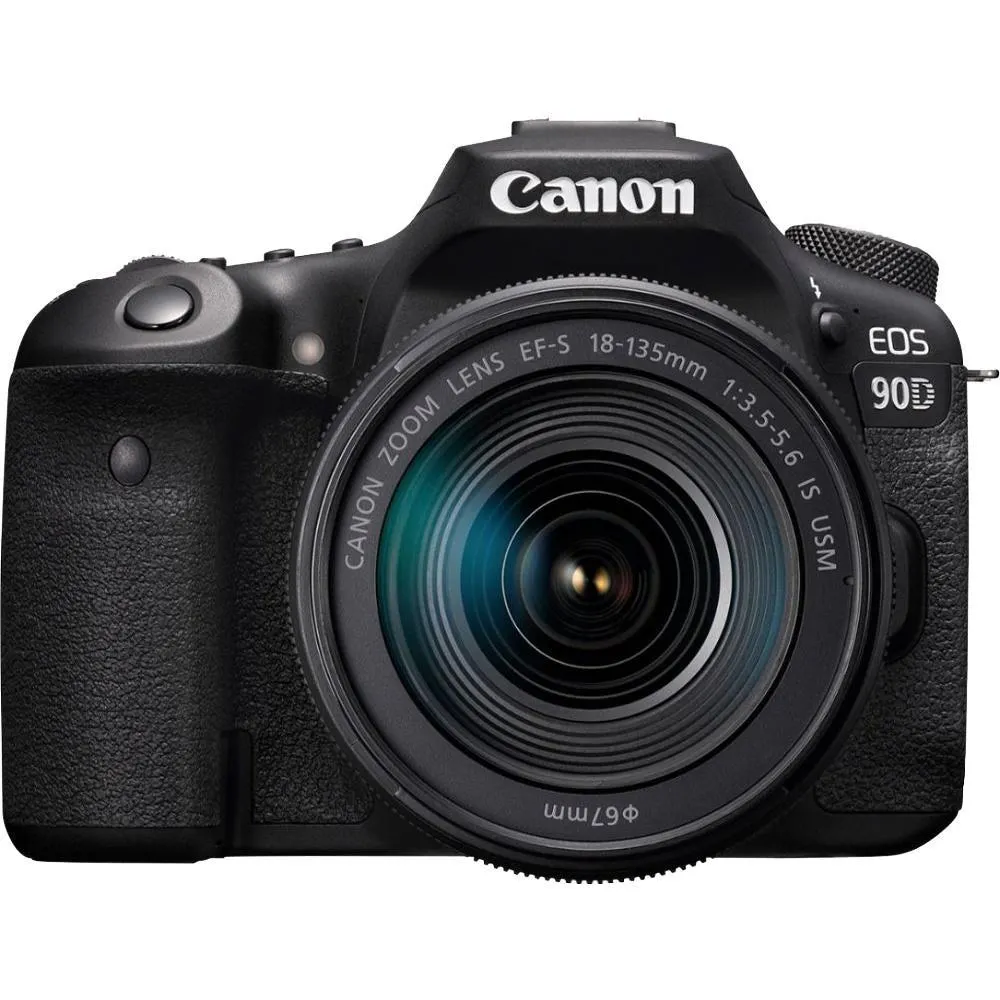 Canon EOS 90D 32.5MP CMOS Digital SLR Camera w/ EF-S 18-135mm f/3.5-5.6 IS USM Lens