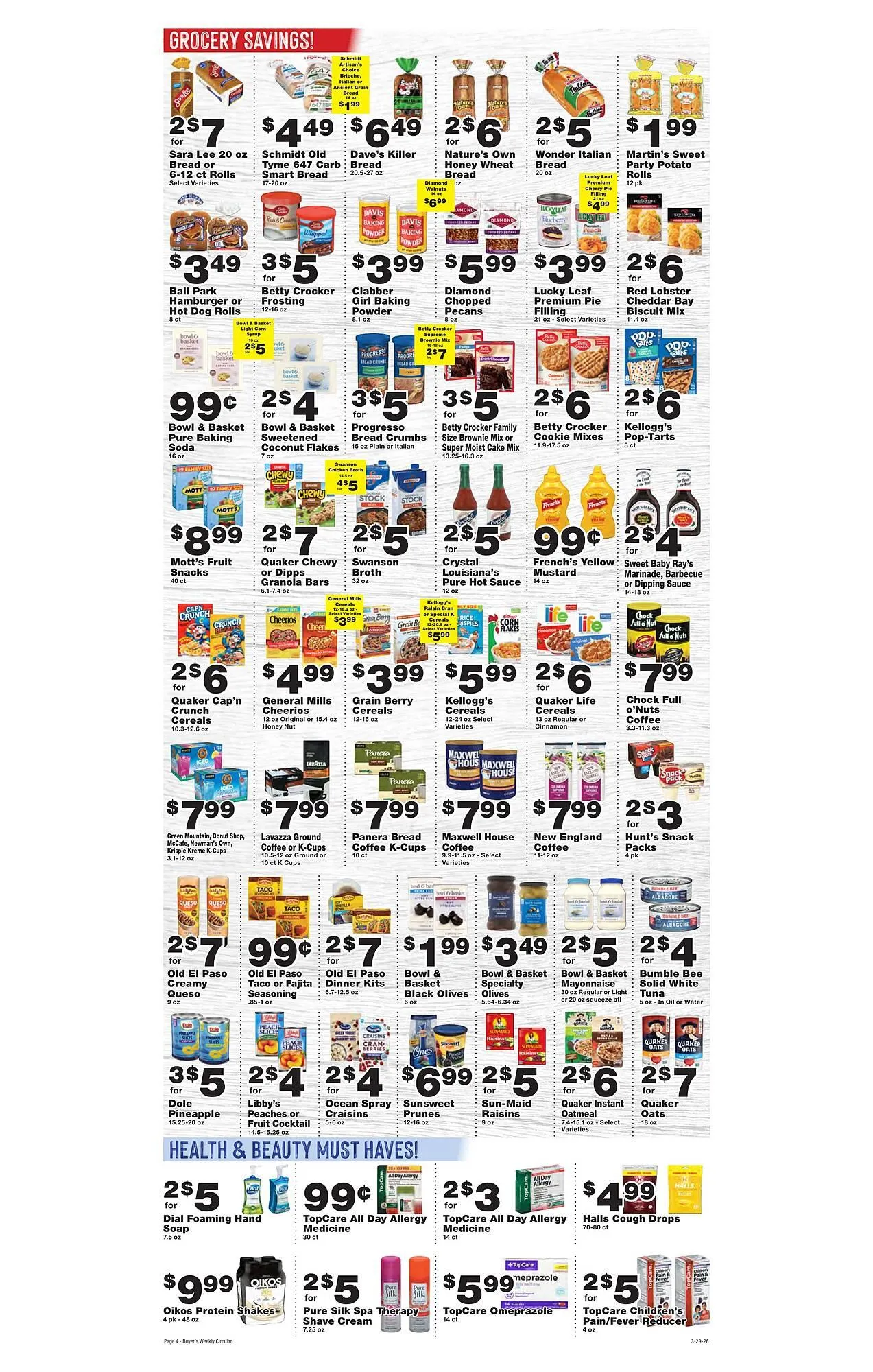 Weekly ad Boyer's Food Markets weekly ad from April 2 to April 4 2026 - Page 4