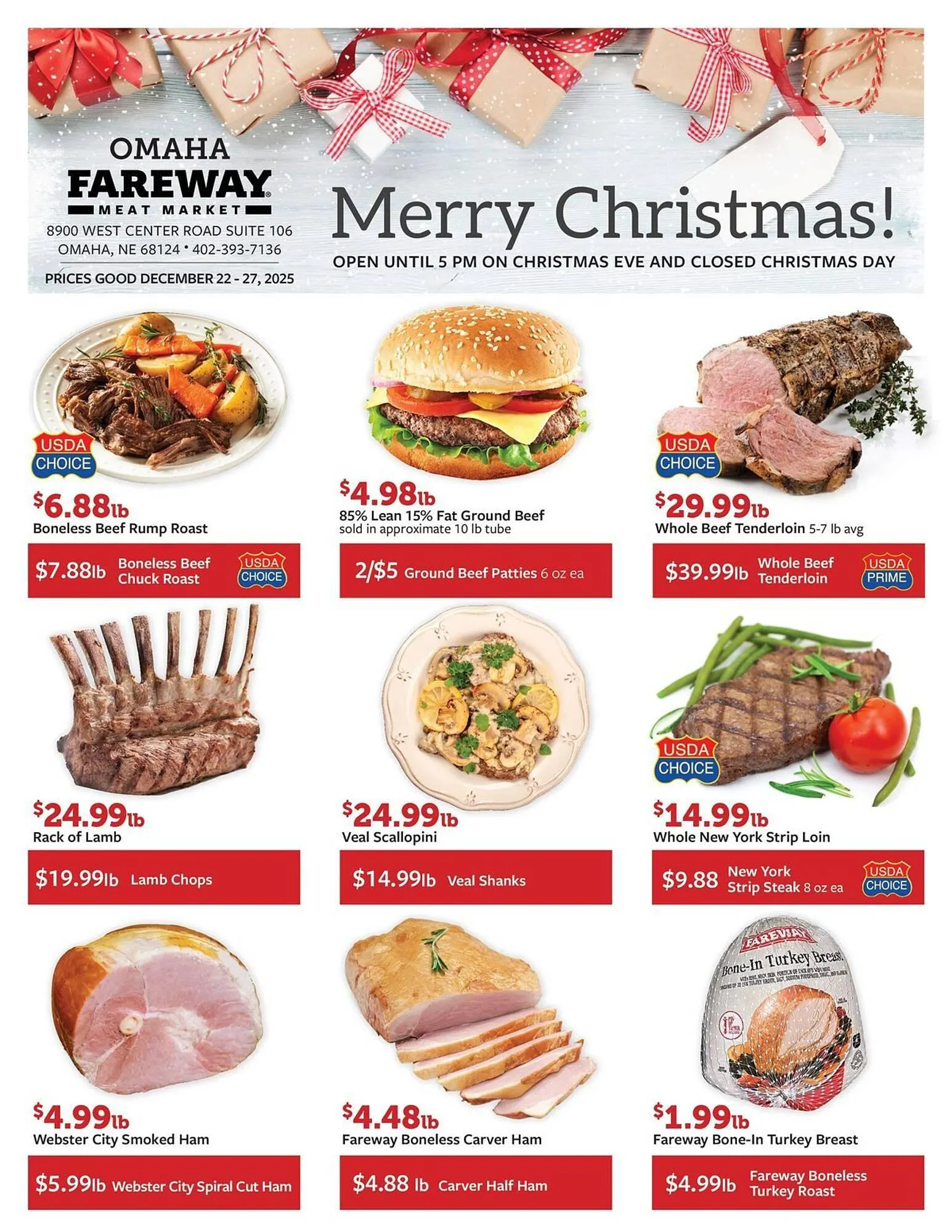 Weekly ad Fareway weekly ad from December 22 to December 27 2025 - Page 1