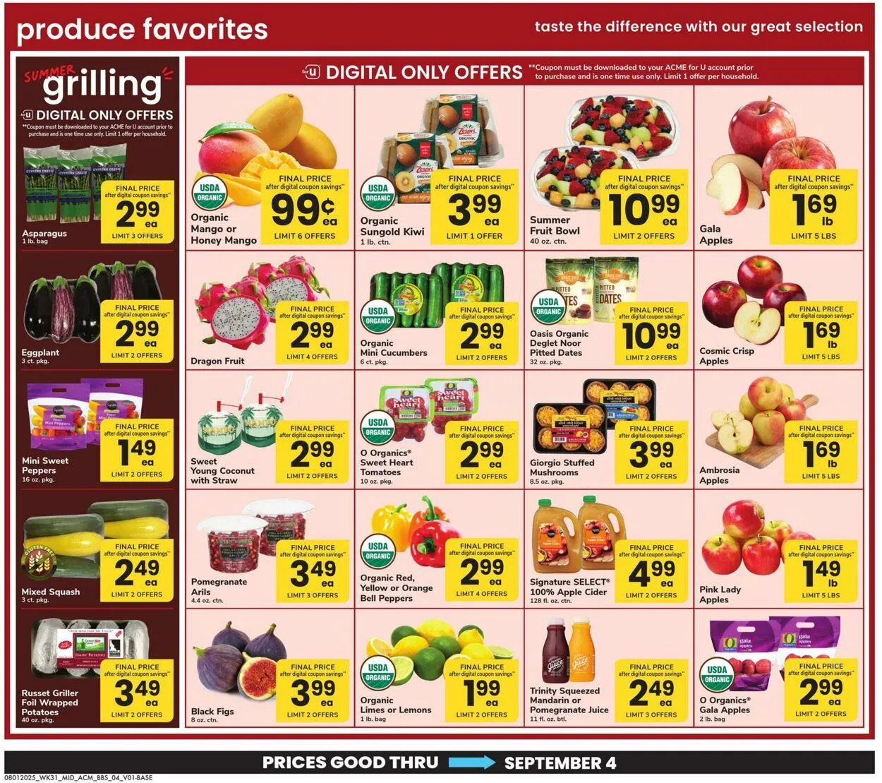 Weekly ad Acme Current weekly ad from August 1 to September 4 2025 - Page 4
