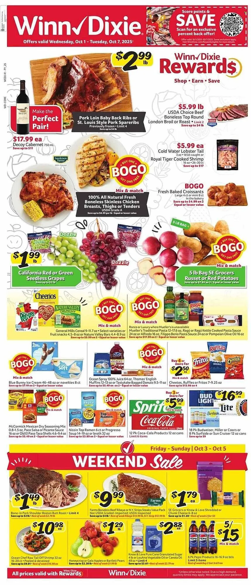 Weekly ad Winn Dixie weekly ad from October 1 to October 7 2025 - Page 1