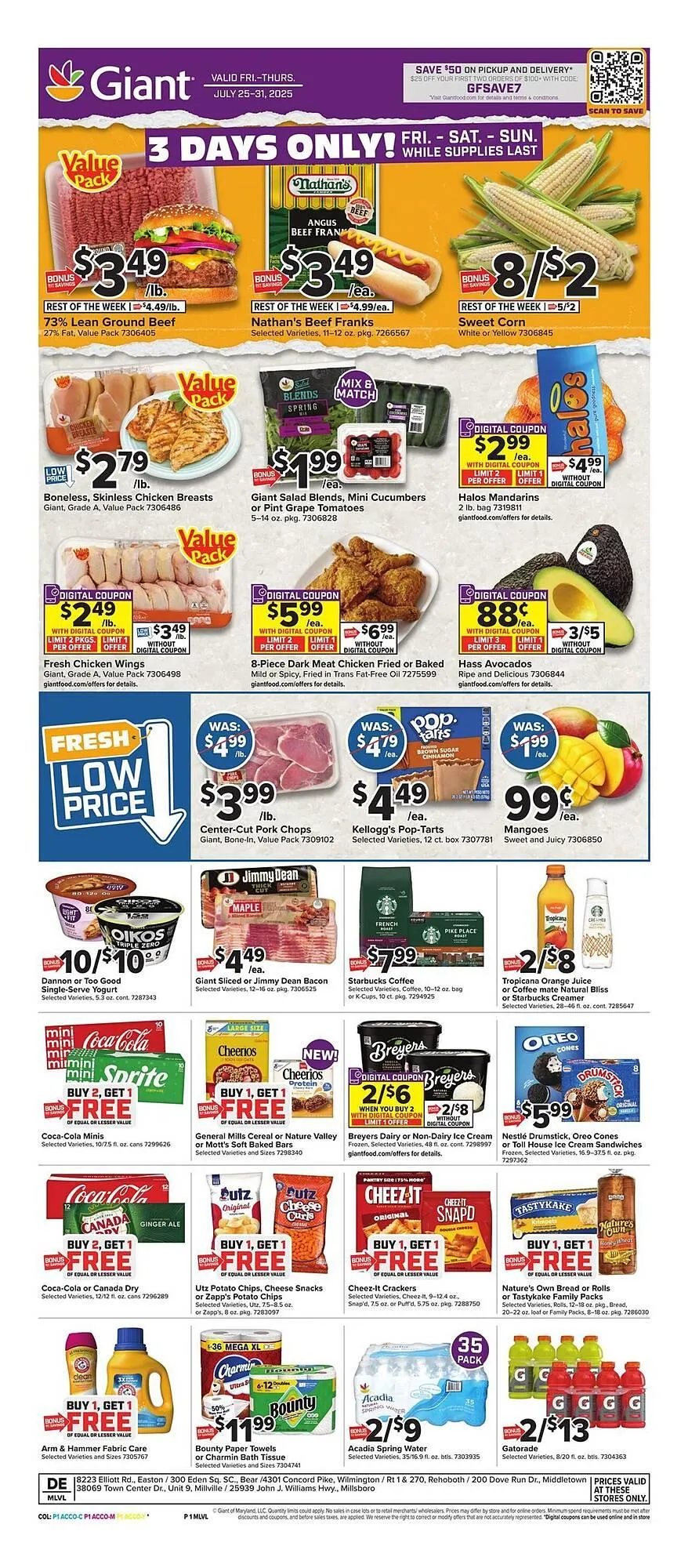 Giant Food Weekly Ad - 1