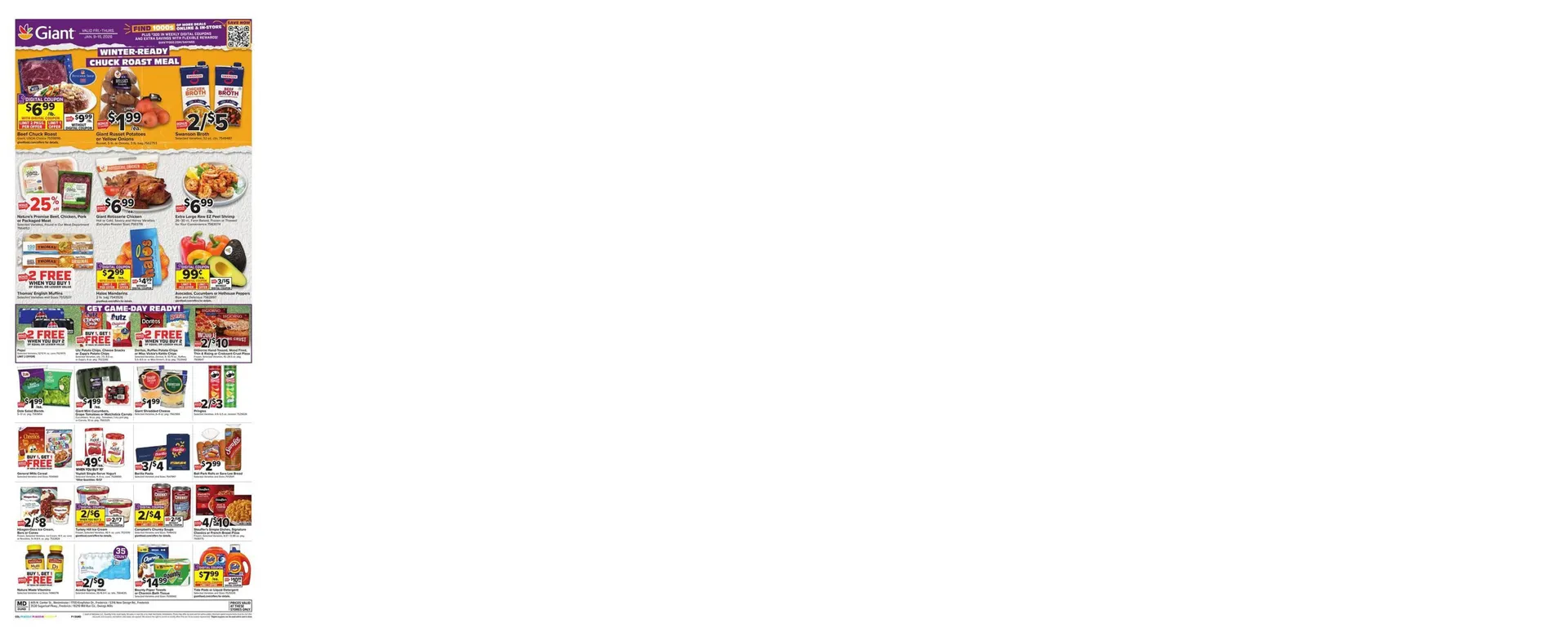 Giant Food weekly ad - 1