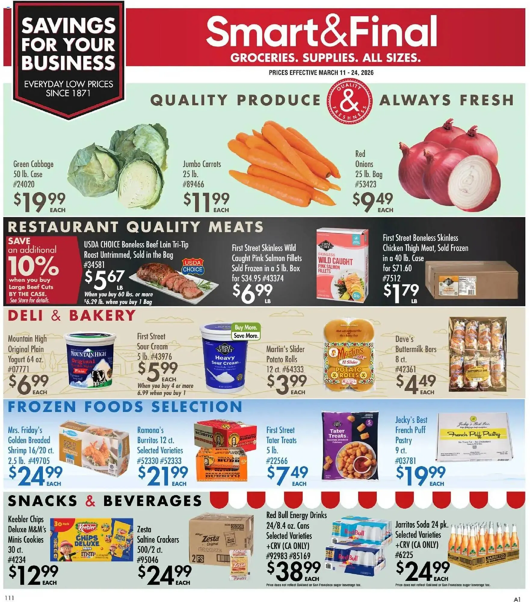 Weekly ad Smart & Final weekly ad from March 11 to March 24 2026 - Page 1