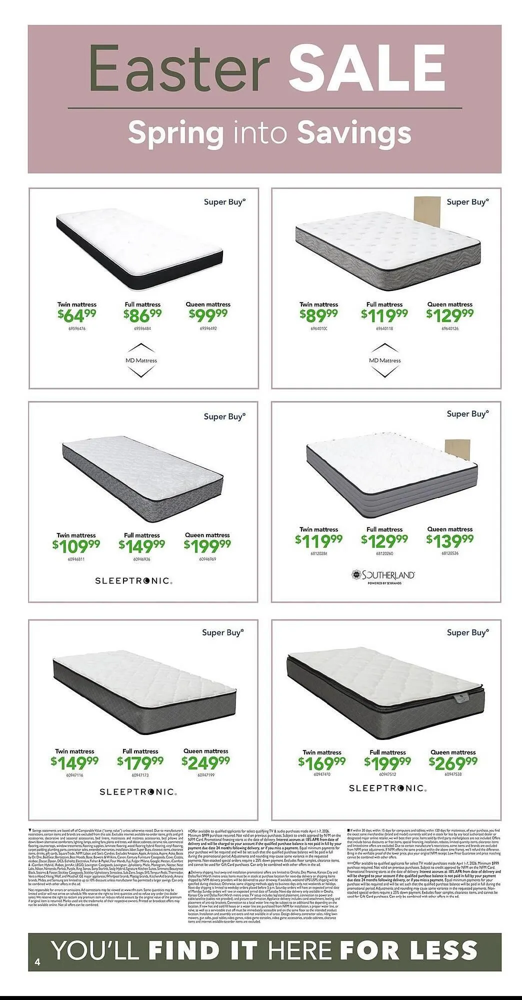 Weekly ad Nebraska Furniture Mart weekly ad from April 1 to April 7 2026 - Page 4