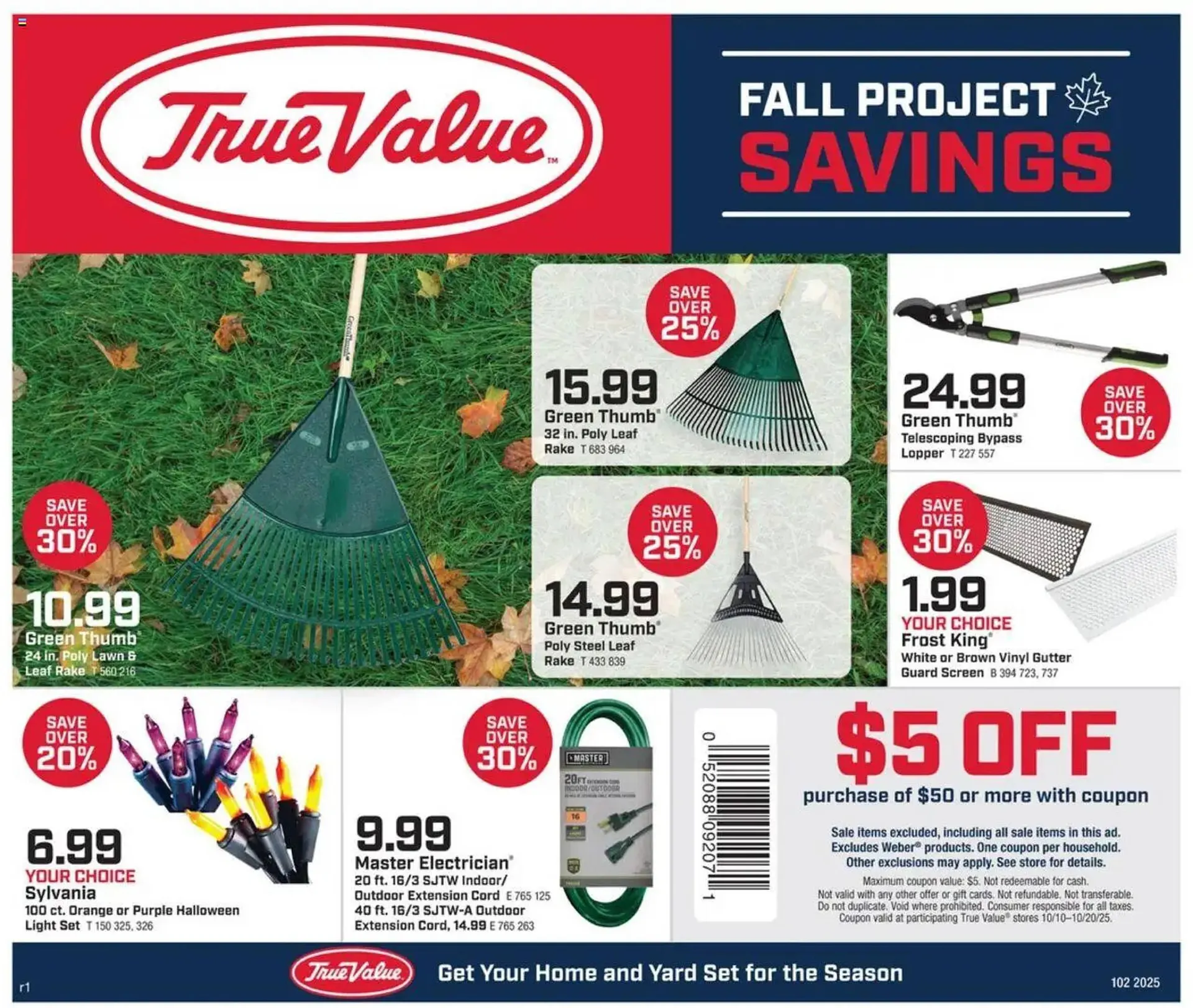 Weekly ad True Value weekly ad from October 10 to October 21 2025 - Page 1