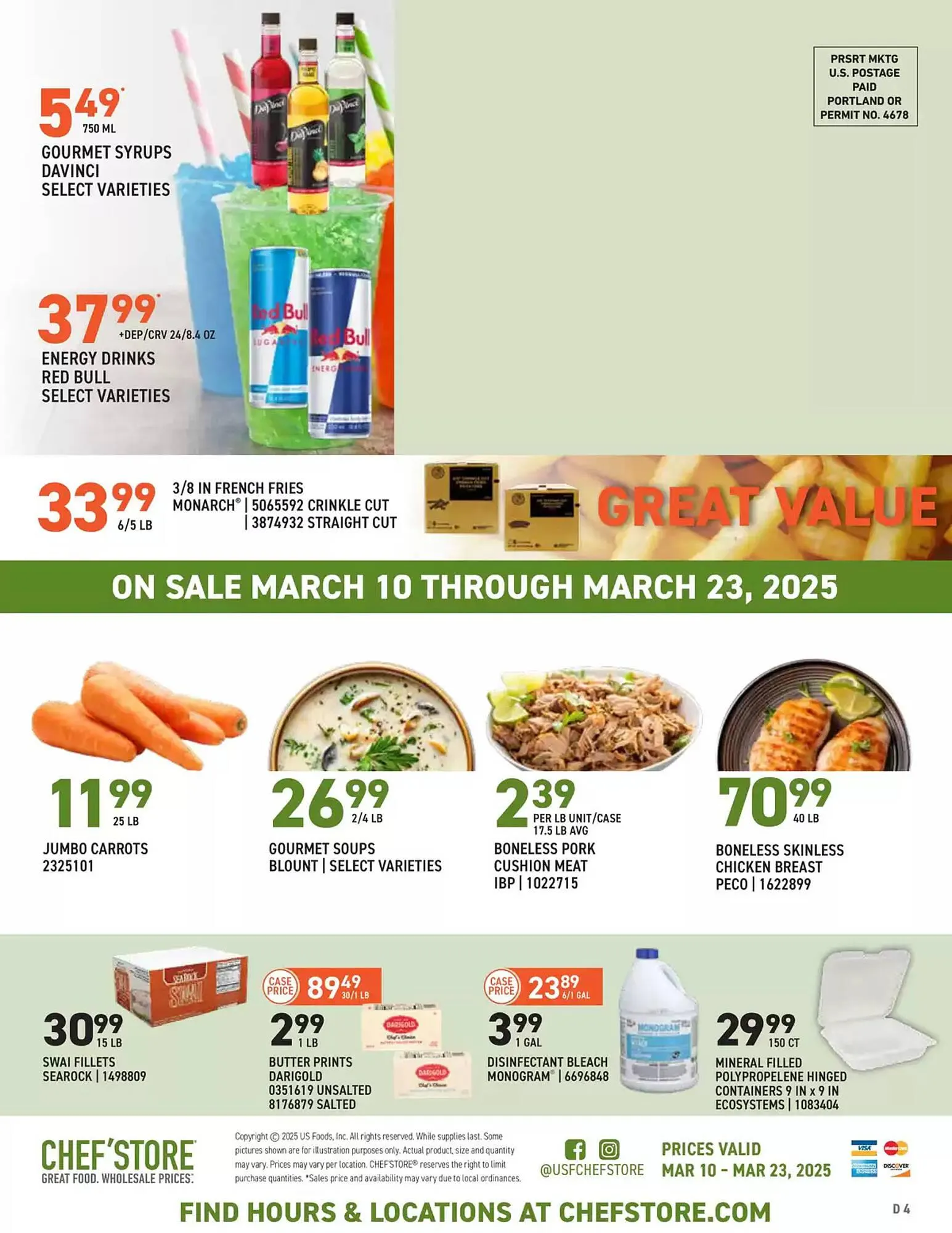 Weekly ad US Foods Chef's Store Weekly Ad from March 10 to March 23 2025 - Page 4
