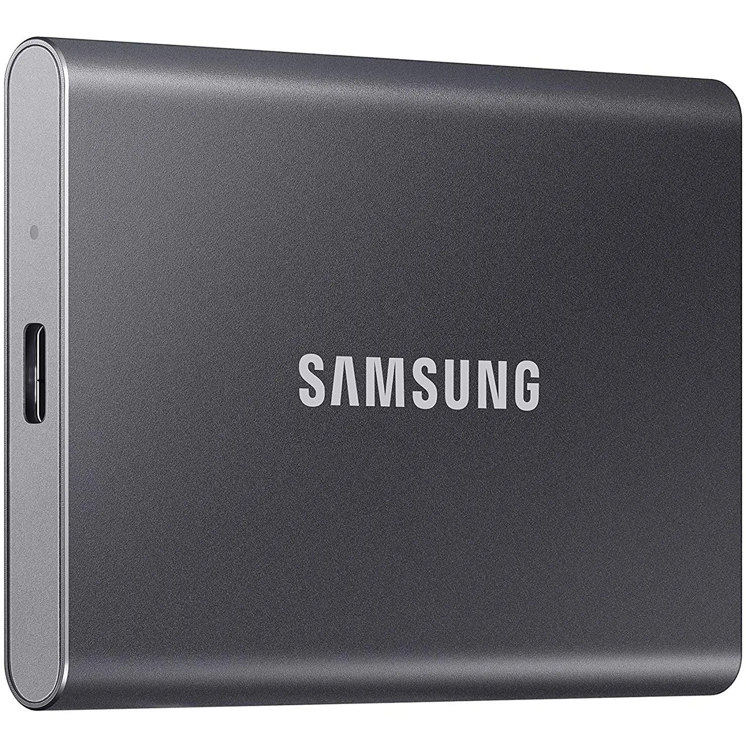 Samsung Portable SSD T7 USB 3.2 2TB, Gray - MU-PC2T0T/AM