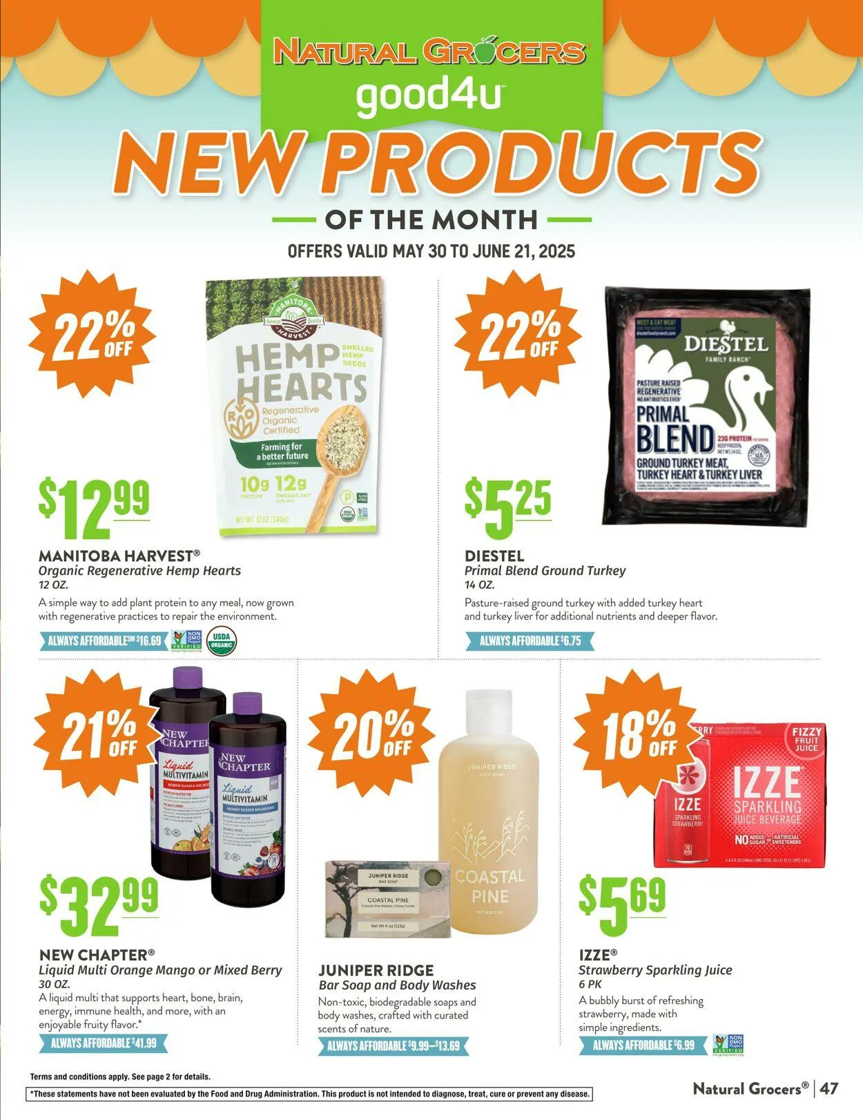 Weekly ad Natural Grocers from June 2 to June 18 2025 - Page 47