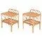 French Riviera Nightstands in Bamboo and Rattan by Franco Albini, 1960s, Set of 2