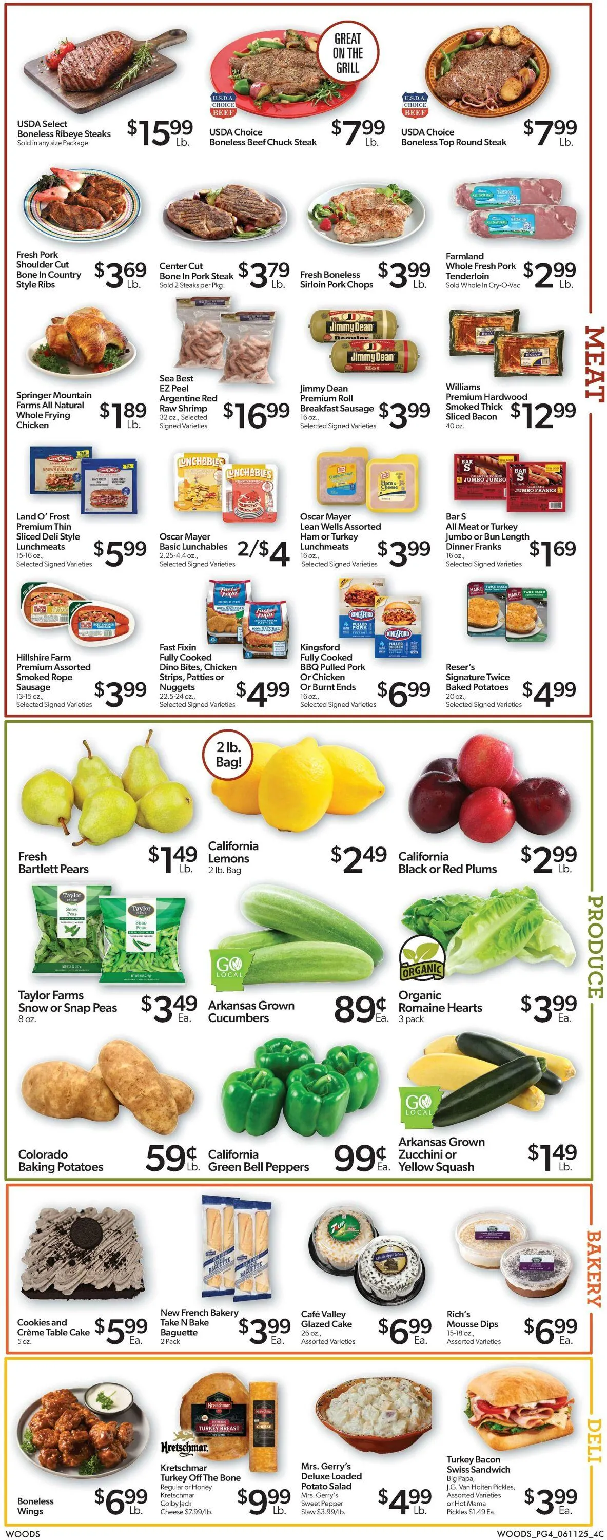 Weekly ad Woods Supermarket from June 11 to June 17 2025 - Page 4