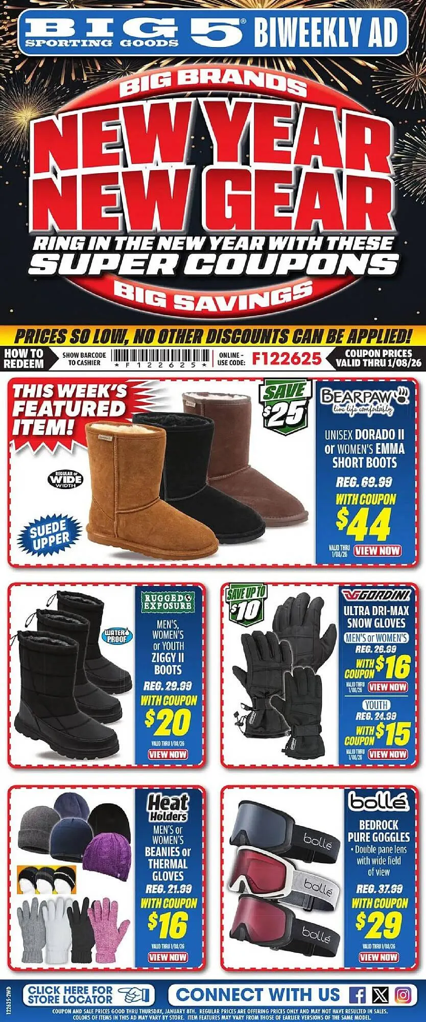 Weekly ad Big 5 weekly ad from December 26 to January 8 2026 - Page 1