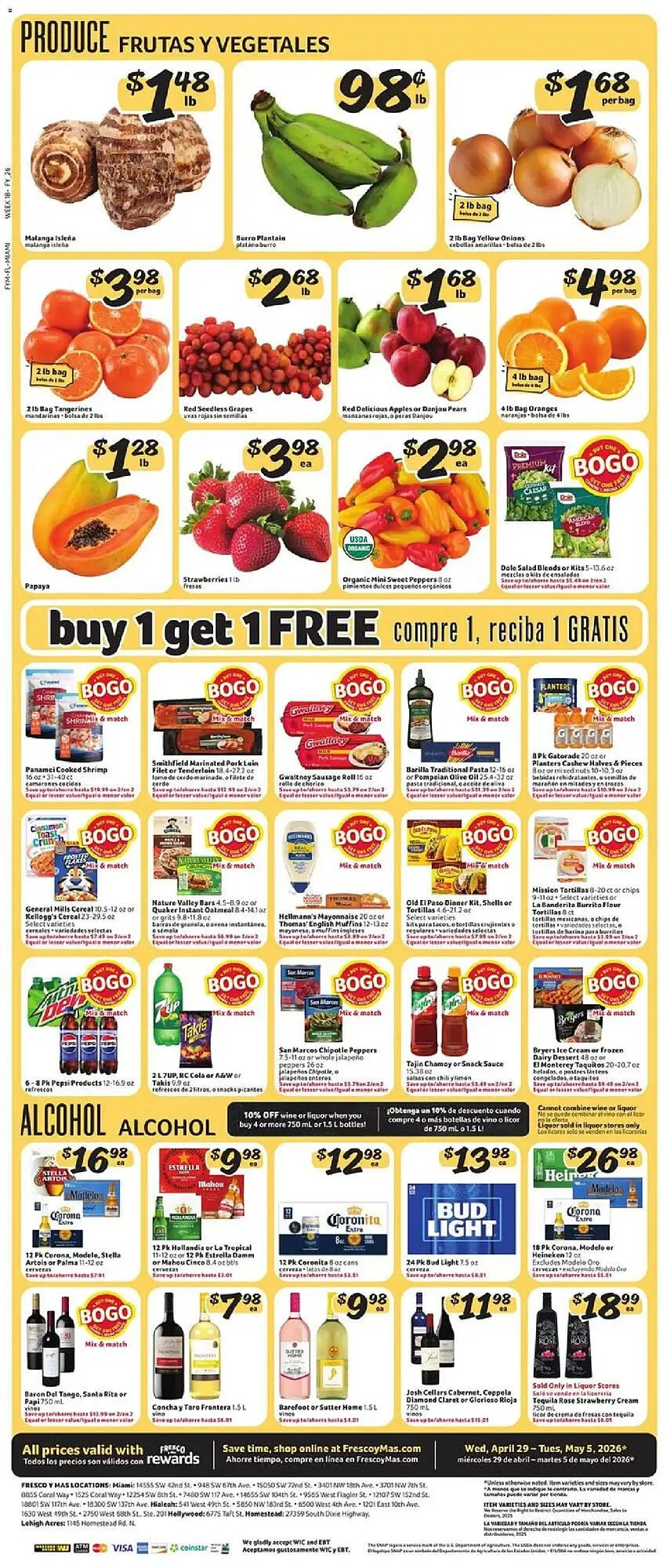 Weekly ad Fresco y Más weekly ad from April 29 to May 6 2026 - Page 5