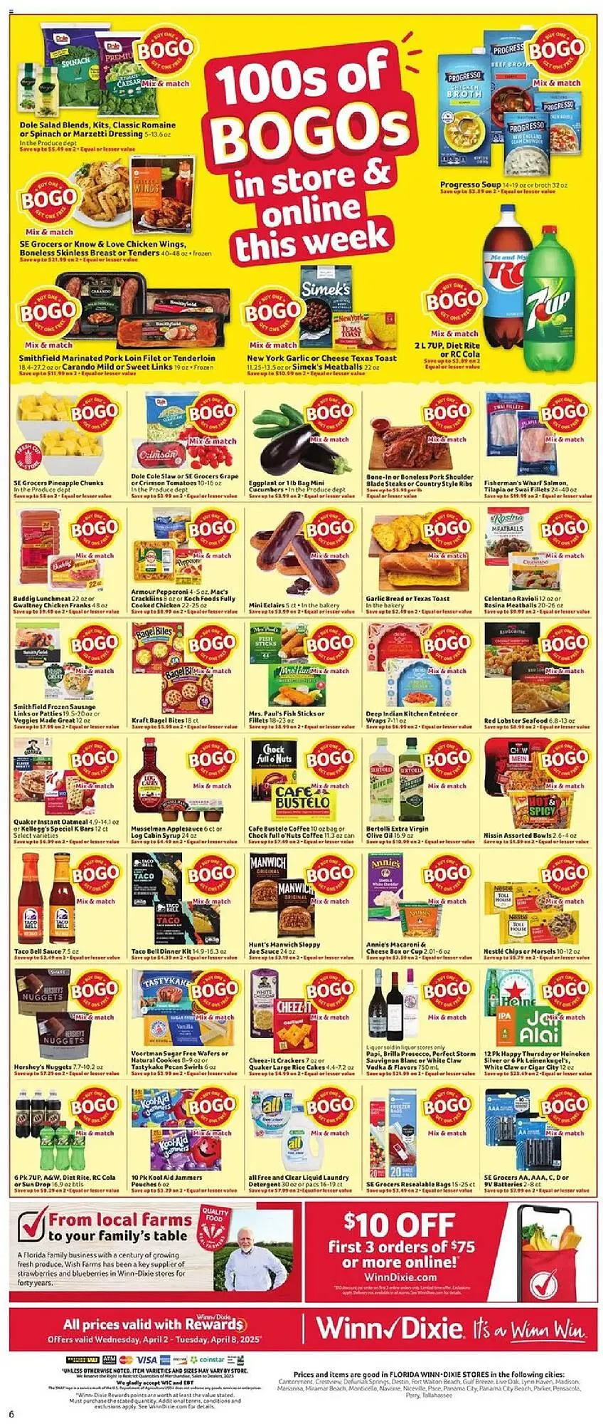 Weekly ad Winn Dixie Weekly Ad from April 2 to April 8 2025 - Page 10