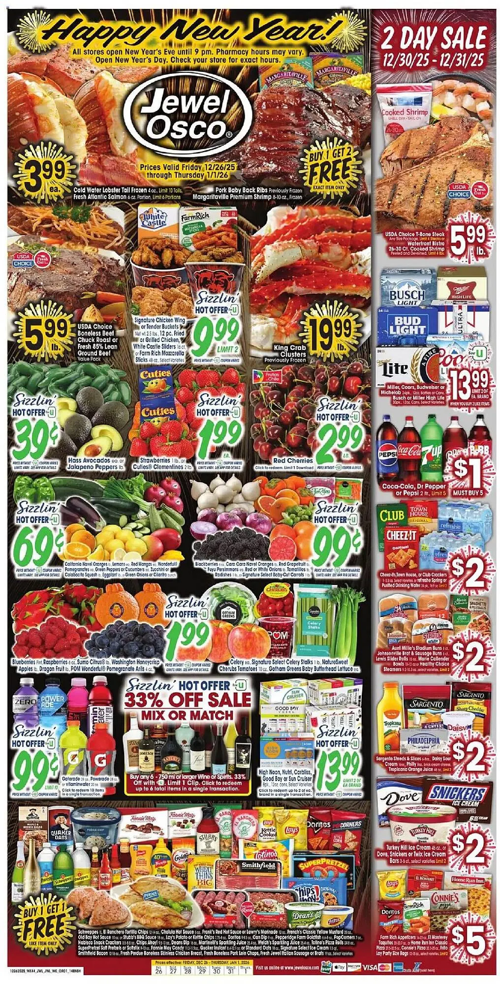 Weekly ad Jewel-Osco weekly ad from December 26 to January 1 2026 - Page 1