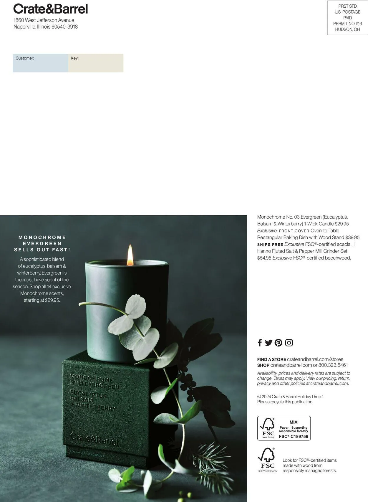 Weekly ad Crate & Barrel from November 4 to January 1 2025 - Page 88