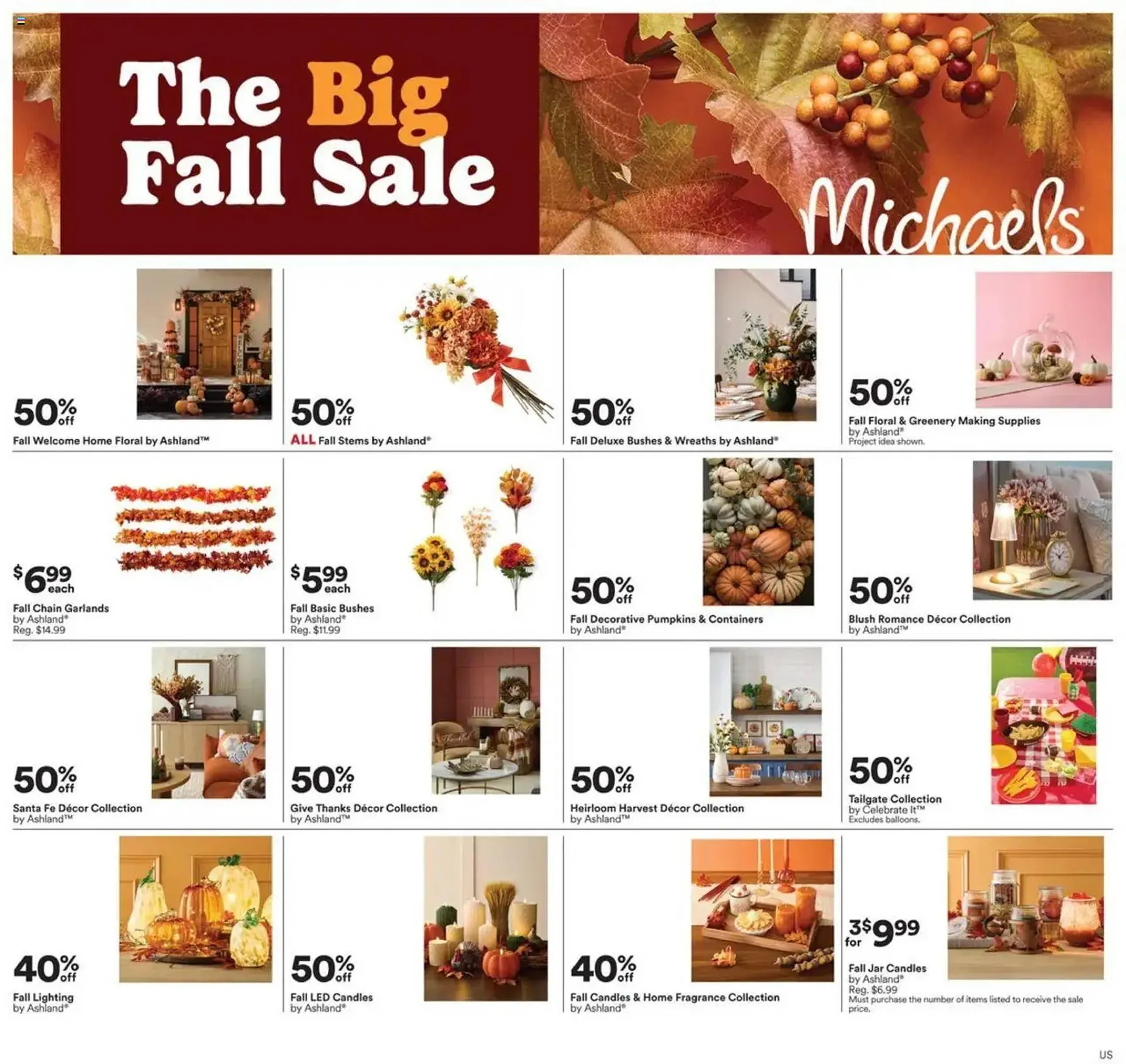 Weekly ad Michaels weekly ad from September 7 to September 11 2025 - Page 1