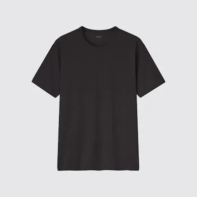 AIRism Cotton Crew Neck Short-Sleeve T-Shirt