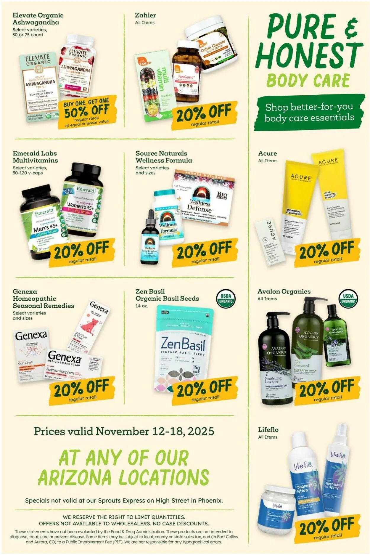 Weekly ad Sprouts Current weekly ad from November 12 to November 18 2025 - Page 12