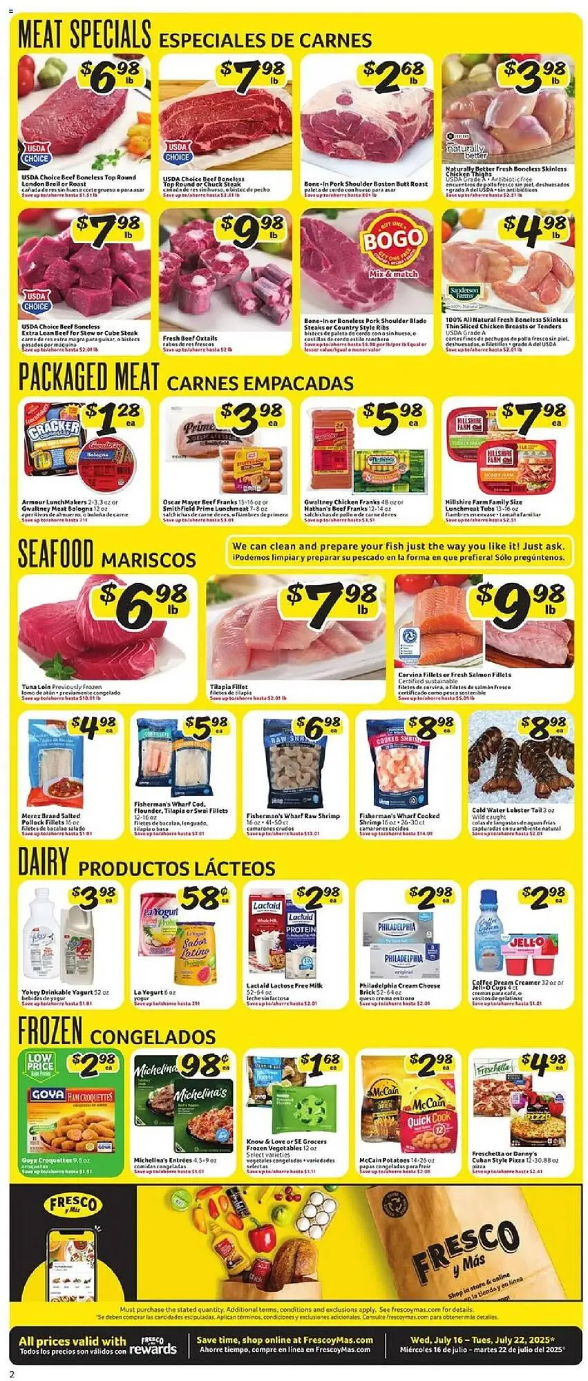 Weekly ad Fresco y Más Weekly Ad from July 16 to July 22 2025 - Page 2