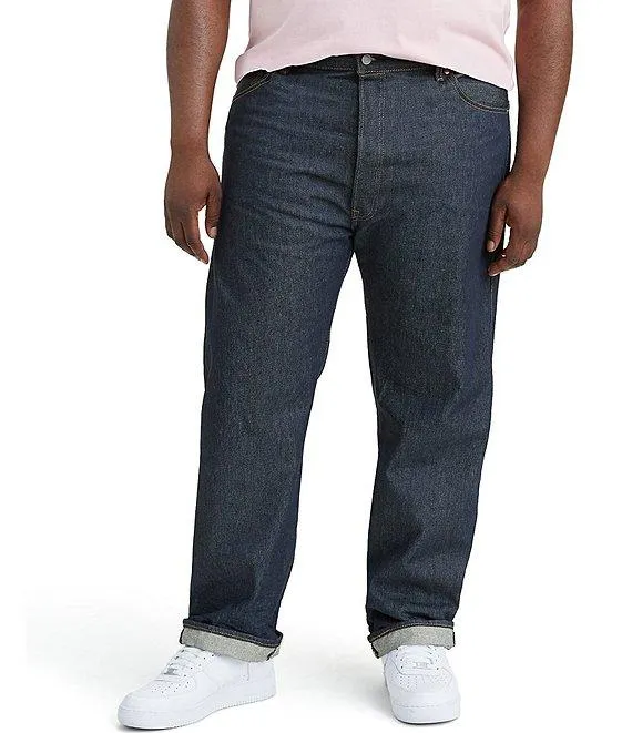 Levi's® Big & Tall 501® Shrink-To-Fit Regular Fit Straight Leg Jeans