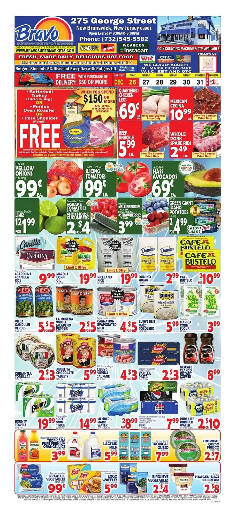 Weekly ad Bravo Supermarkets weekly ad from December 26 to January 1 2026 - Page 1