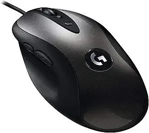 Logitech G MX518 Gaming Mouse Hero 25K Sensor, 25,600 DPI, ARM-Processor, 8 Programmable Buttons - Black/Grey