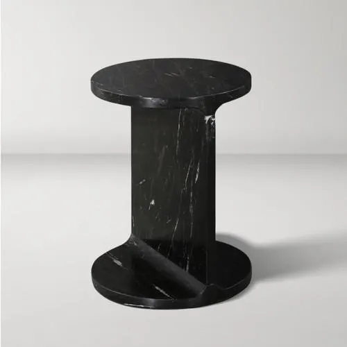 Emmett Black Accent Table - Black