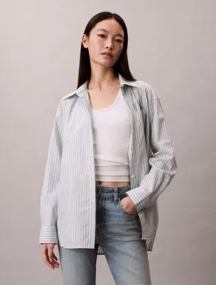 Yarn-Dyed Stripe Button-Down Shirt