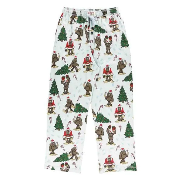 Men's Christmas Bigfoot PJ Pants