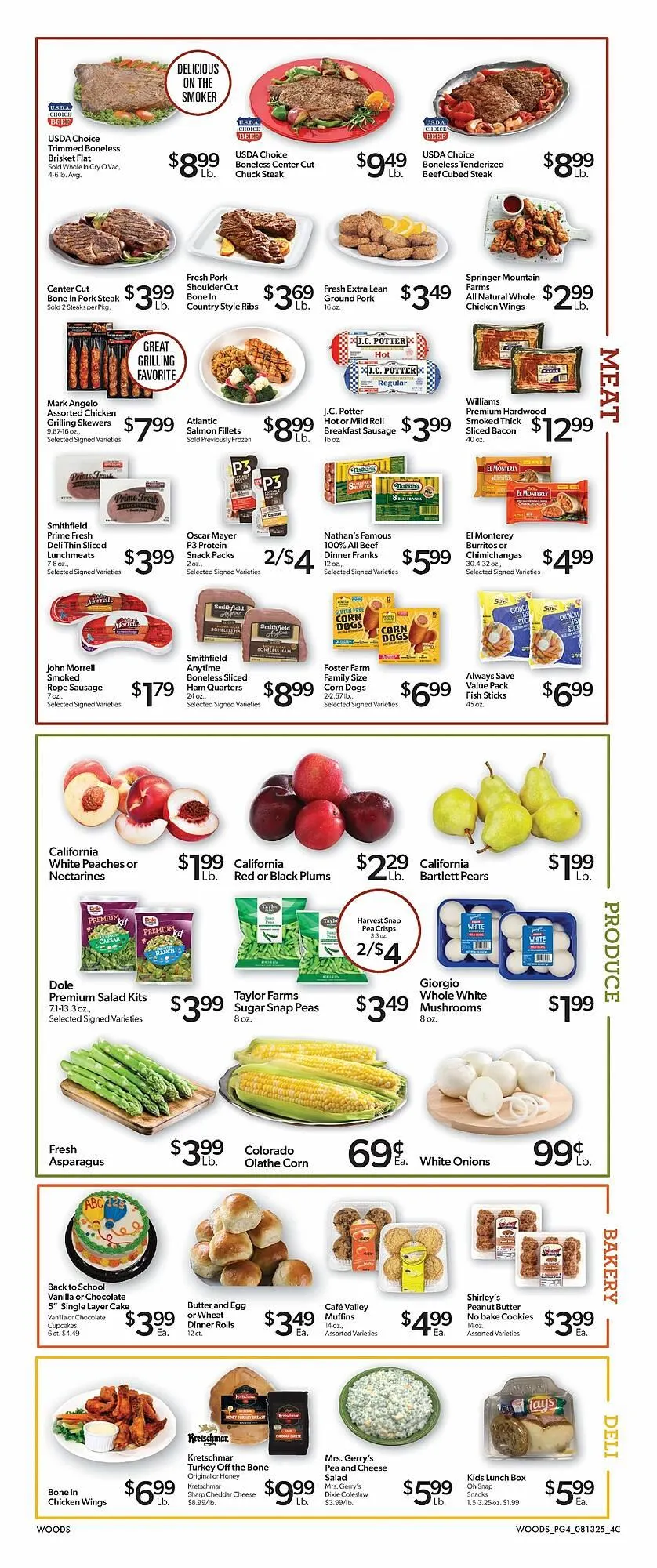 Weekly ad Woods Supermarket Weekly Ad from August 13 to August 19 2025 - Page 4