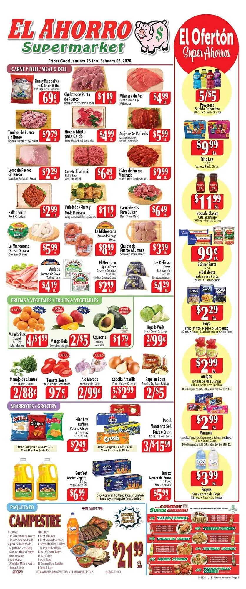 El Ahorro weekly ad - 1