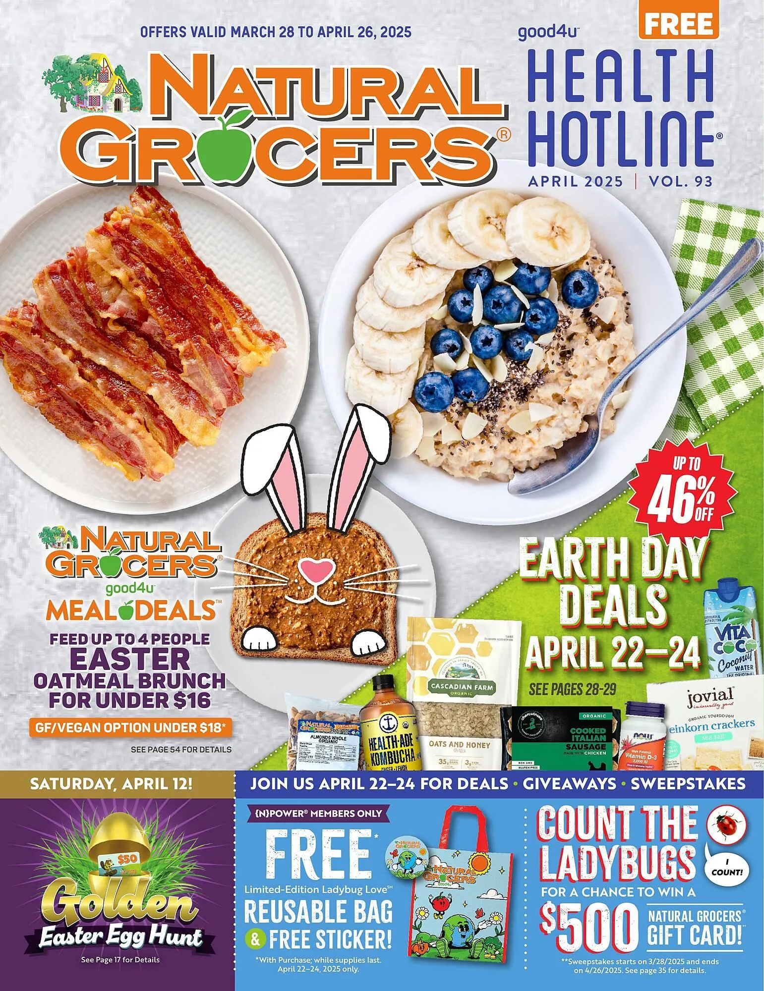 Weekly ad Natural Grocers ad from April 18 to April 26 2025 - Page 1