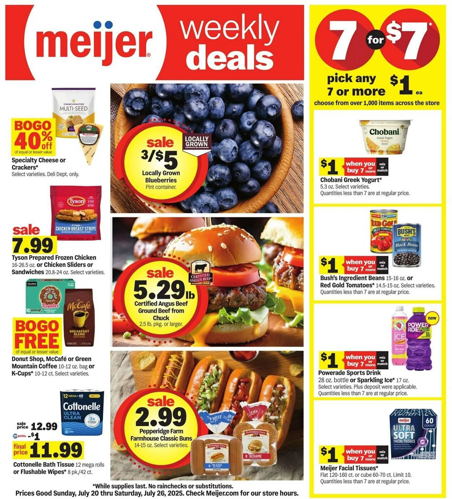 Weekly ad Meijer Weekly Ad from July 20 to July 26 2025 - Page 1
