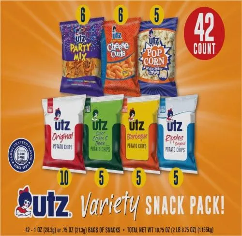 Utz Jumbo Snack Pack Variety Box
