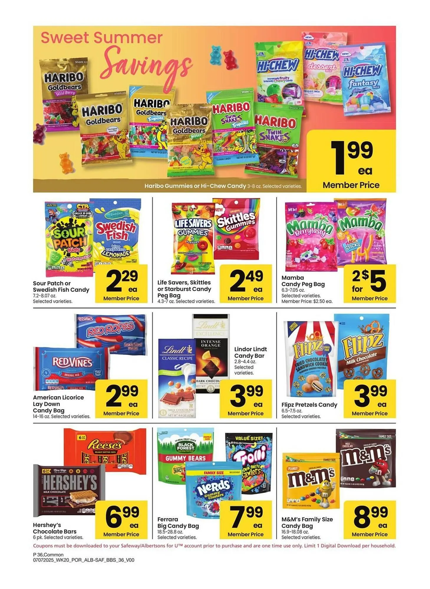 Weekly ad Albertsons Weekly Ad from July 7 to August 3 2025 - Page 36